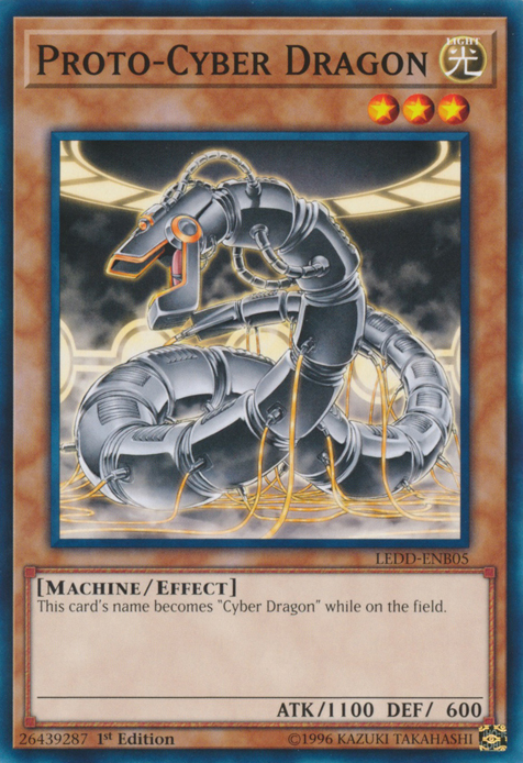 Proto-Cyber Dragon [LEDD-ENB05] Common | Card Merchant Takapuna