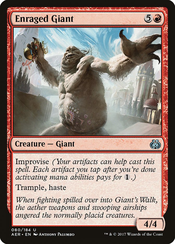 Enraged Giant [Aether Revolt] | Card Merchant Takapuna