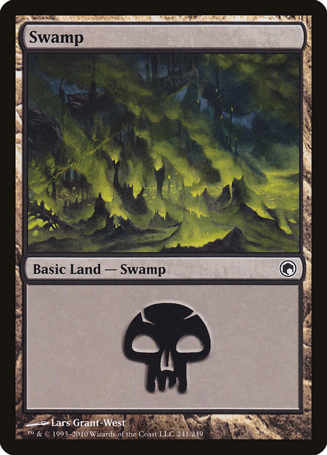 Swamp (241) [Scars of Mirrodin] | Card Merchant Takapuna