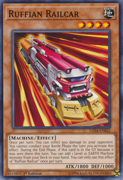 Ruffian Railcar [LED4-EN042] Common | Card Merchant Takapuna