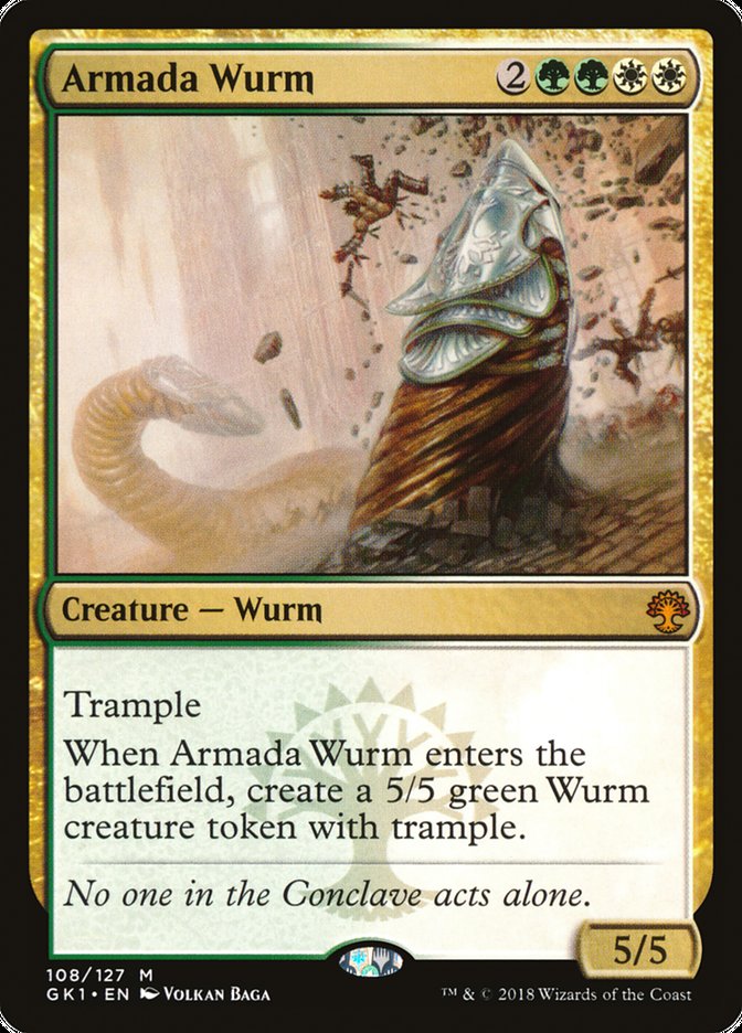 Armada Wurm [Guilds of Ravnica Guild Kit] | Card Merchant Takapuna