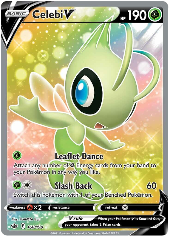 Celebi V (160/198) [Sword & Shield: Chilling Reign] | Card Merchant Takapuna