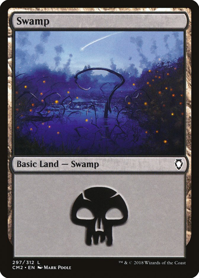 Swamp (297) [Commander Anthology Volume II] | Card Merchant Takapuna