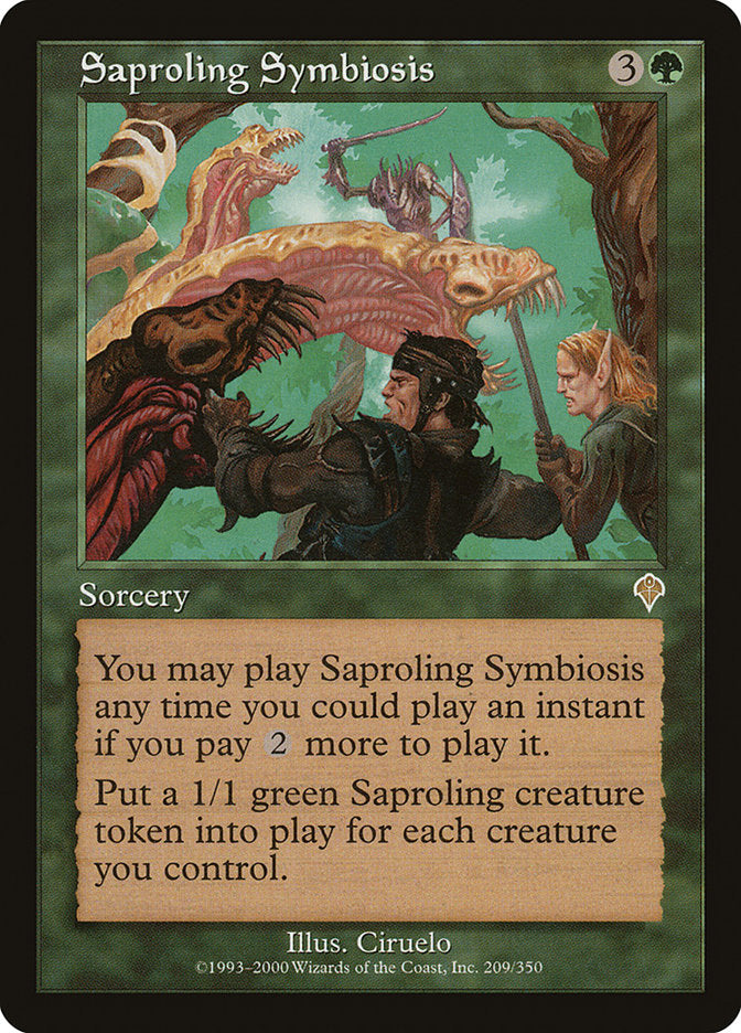 Saproling Symbiosis [Invasion] | Card Merchant Takapuna