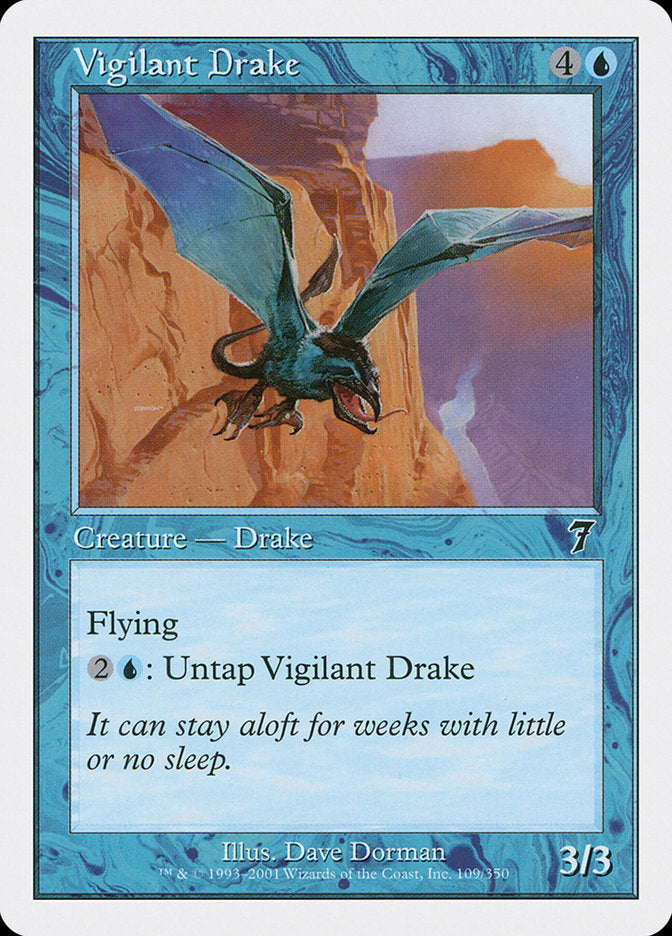 Vigilant Drake [Seventh Edition] | Card Merchant Takapuna