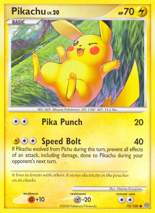 Pikachu (70/100) [Diamond & Pearl: Stormfront] | Card Merchant Takapuna