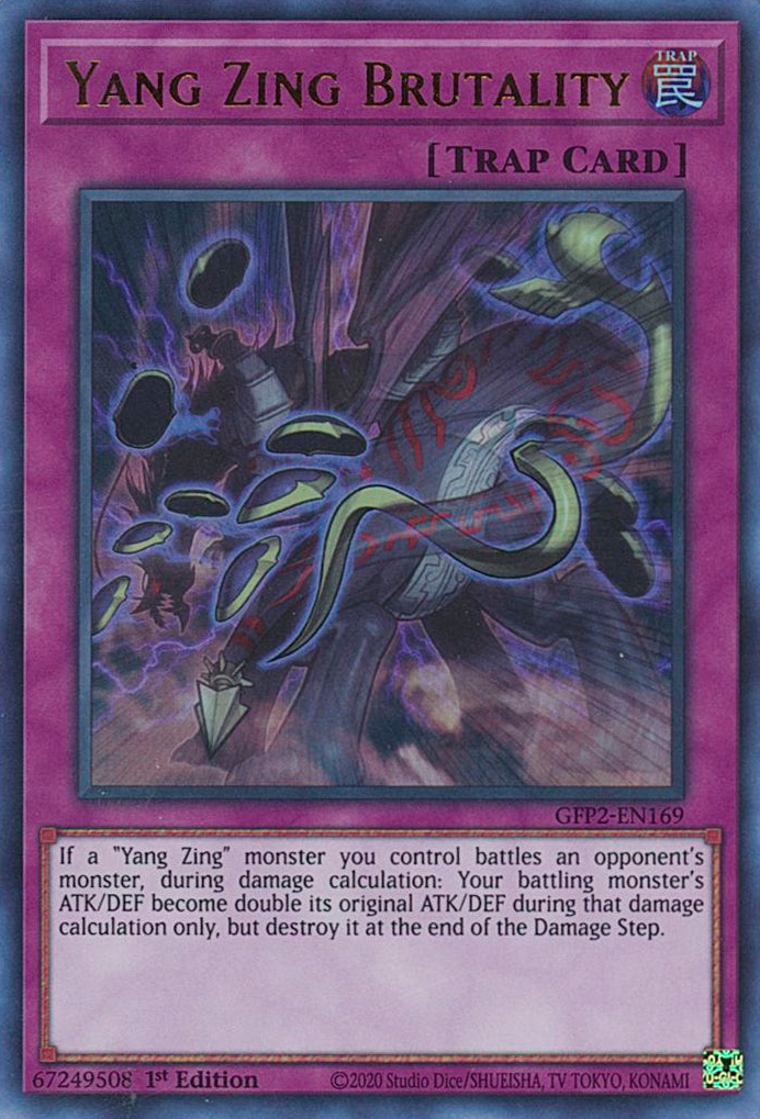 Yang Zing Brutality [GFP2-EN169] Ultra Rare | Card Merchant Takapuna