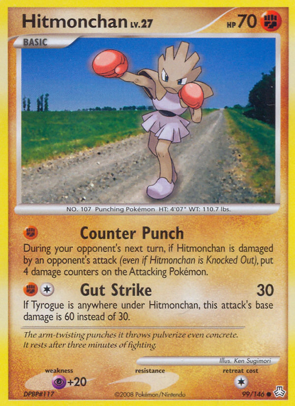 Hitmonchan (99/146) [Diamond & Pearl: Legends Awakened] | Card Merchant Takapuna