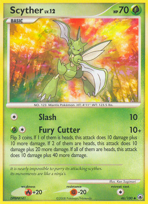 Scyther (46/100) [Diamond & Pearl: Majestic Dawn] | Card Merchant Takapuna