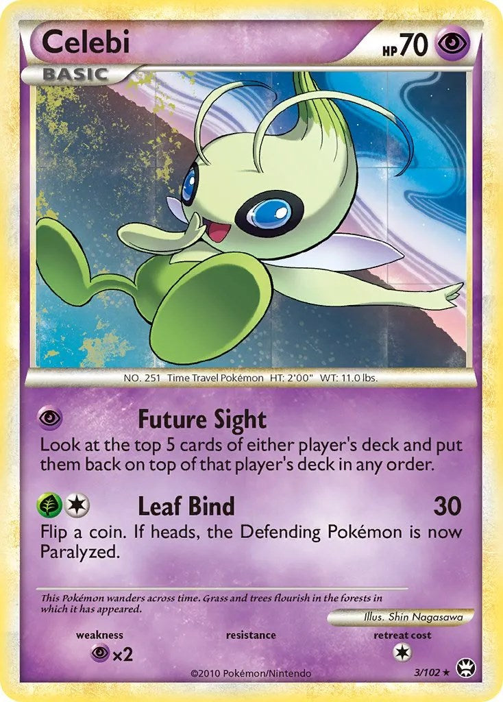 Celebi (3/102) (Movie Exclusive) [HeartGold & SoulSilver: Triumphant] | Card Merchant Takapuna