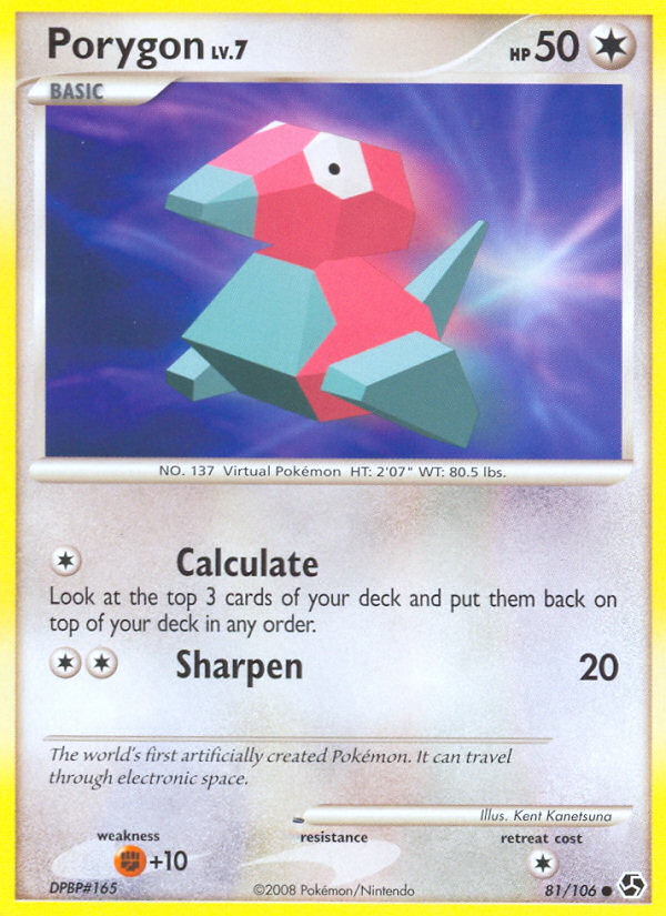 Porygon (81/106) [Diamond & Pearl: Great Encounters] | Card Merchant Takapuna