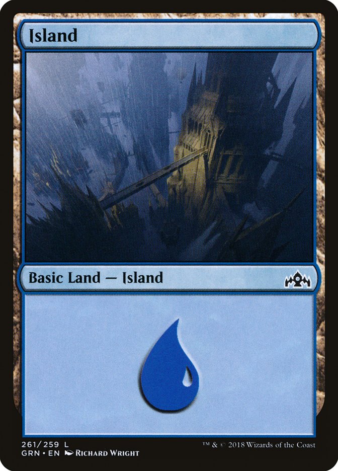 Island (261) [Guilds of Ravnica] | Card Merchant Takapuna