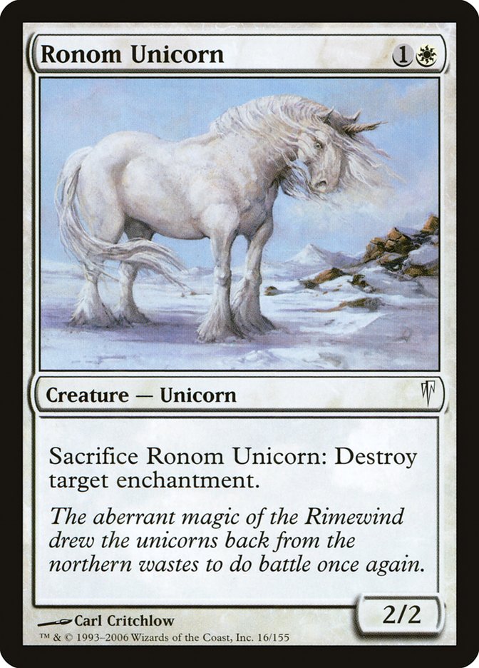 Ronom Unicorn [Coldsnap] | Card Merchant Takapuna