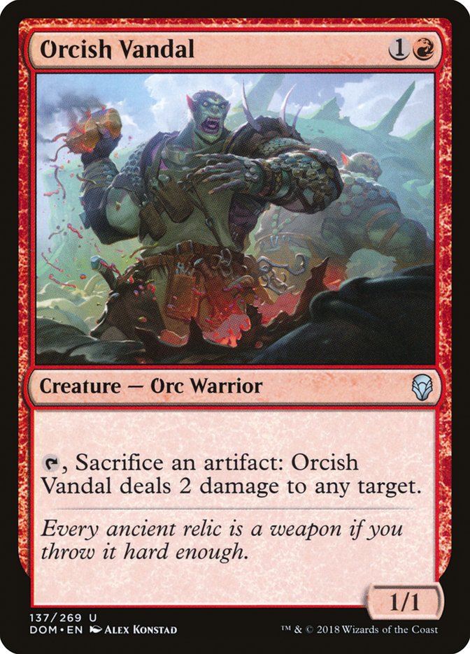 Orcish Vandal [Dominaria] | Card Merchant Takapuna