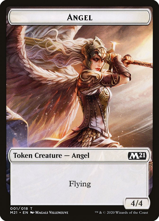 Angel Token [Core Set 2021 Tokens] | Card Merchant Takapuna