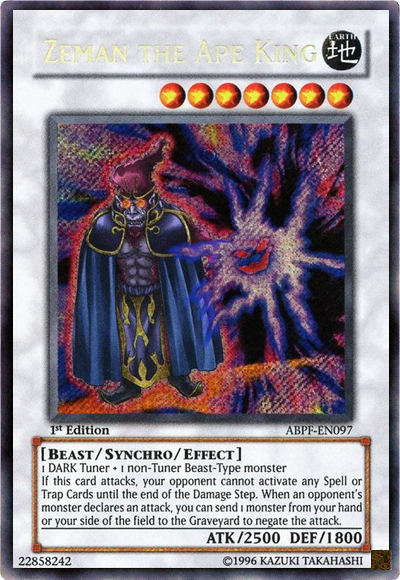 Zeman the Ape King [ABPF-EN097] Secret Rare | Card Merchant Takapuna