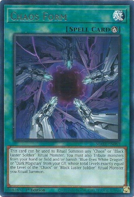 Chaos Form [MAZE-EN061] Rare | Card Merchant Takapuna