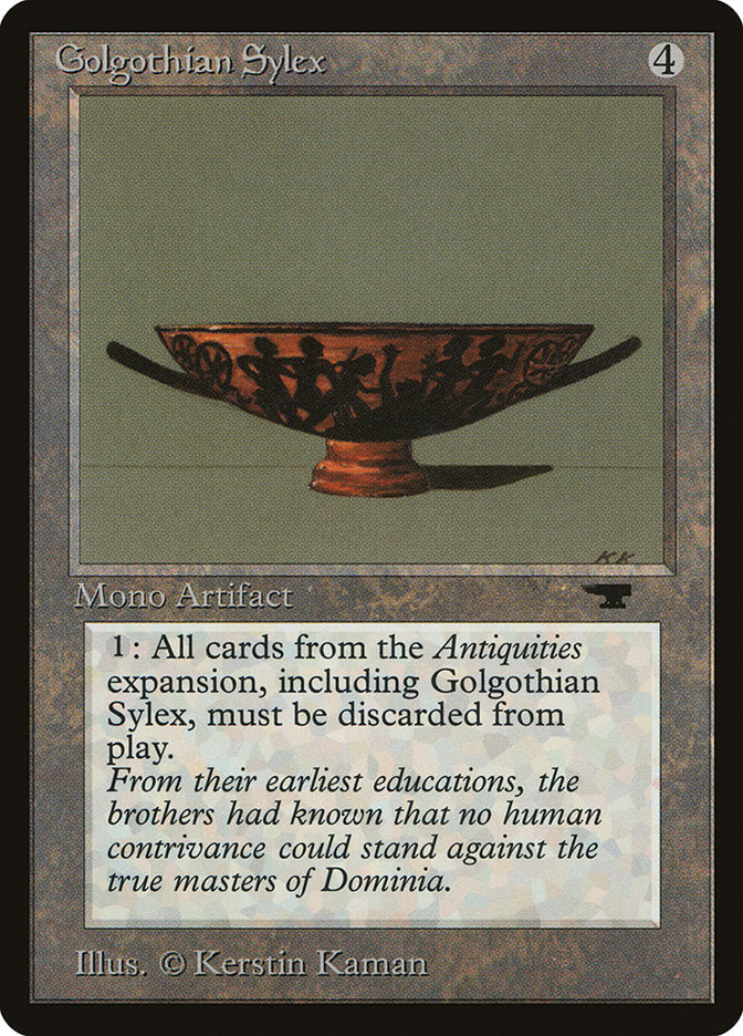 Golgothian Sylex [Antiquities] | Card Merchant Takapuna