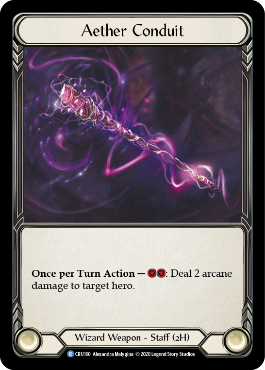 Aether Conduit [CRU160] (Crucible of War)  1st Edition Normal | Card Merchant Takapuna