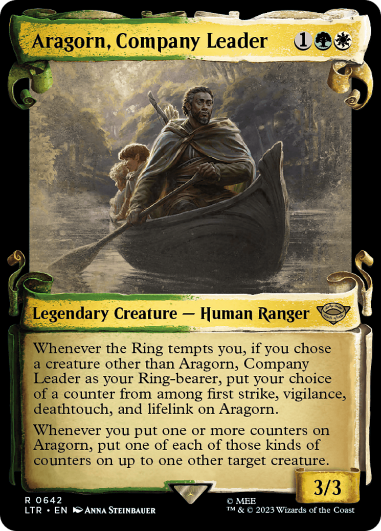 Aragorn, Company Leader [The Lord of the Rings: Tales of Middle-Earth Showcase Scrolls] | Card Merchant Takapuna