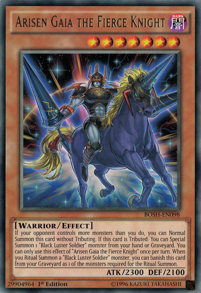 Arisen Gaia the Fierce Knight [BOSH-EN098] Rare | Card Merchant Takapuna