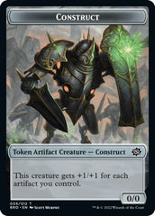 Servo // Construct (005) Double-Sided Token [The Brothers' War Commander Tokens] | Card Merchant Takapuna