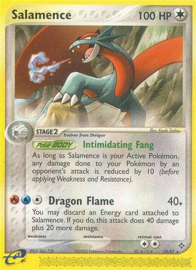 Salamence (19/97) [EX: Dragon] | Card Merchant Takapuna