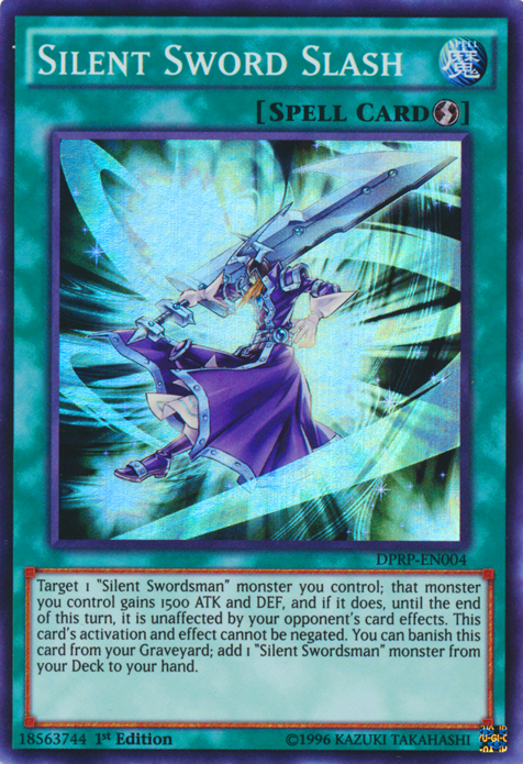 Silent Sword Slash [DPRP-EN004] Super Rare | Card Merchant Takapuna