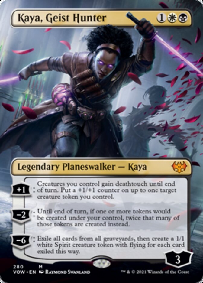 Kaya, Geist Hunter (Borderless) [Innistrad: Crimson Vow] | Card Merchant Takapuna