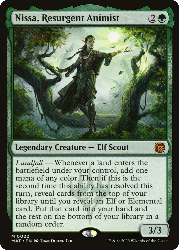 Nissa, Resurgent Animist [March of the Machine: The Aftermath] | Card Merchant Takapuna