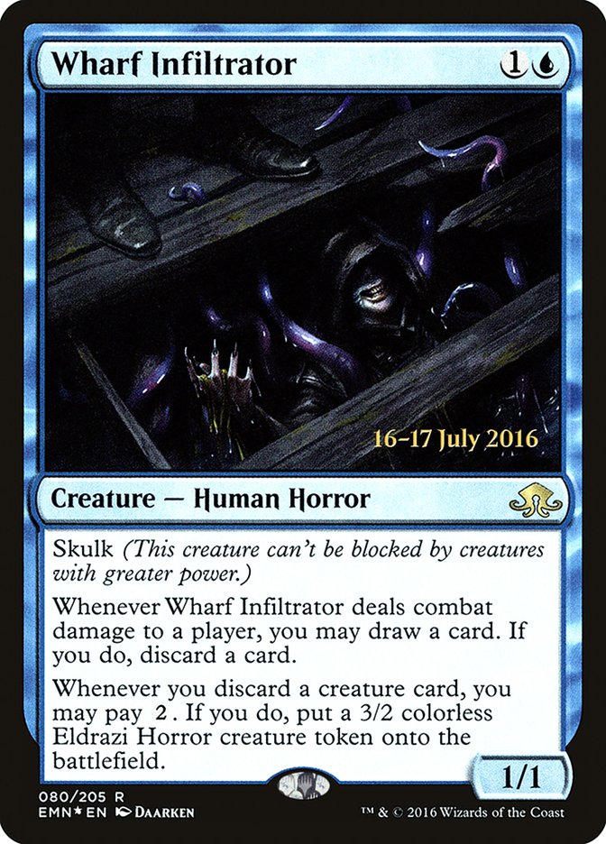 Wharf Infiltrator [Eldritch Moon Prerelease Promos] | Card Merchant Takapuna