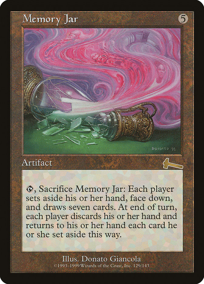 Memory Jar [Urza's Legacy] | Card Merchant Takapuna