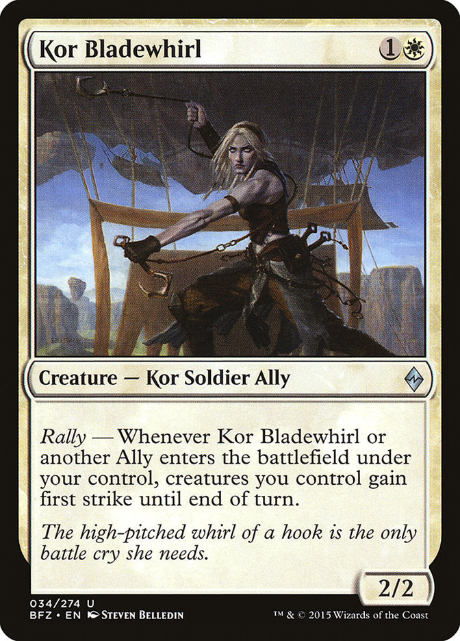 Kor Bladewhirl [Battle for Zendikar] | Card Merchant Takapuna