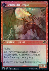 Smoldering Egg // Ashmouth Dragon [Innistrad: Midnight Hunt Prerelease Promos] | Card Merchant Takapuna