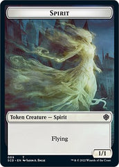 Cat Bird // Spirit Double-Sided Token [Starter Commander Decks] | Card Merchant Takapuna