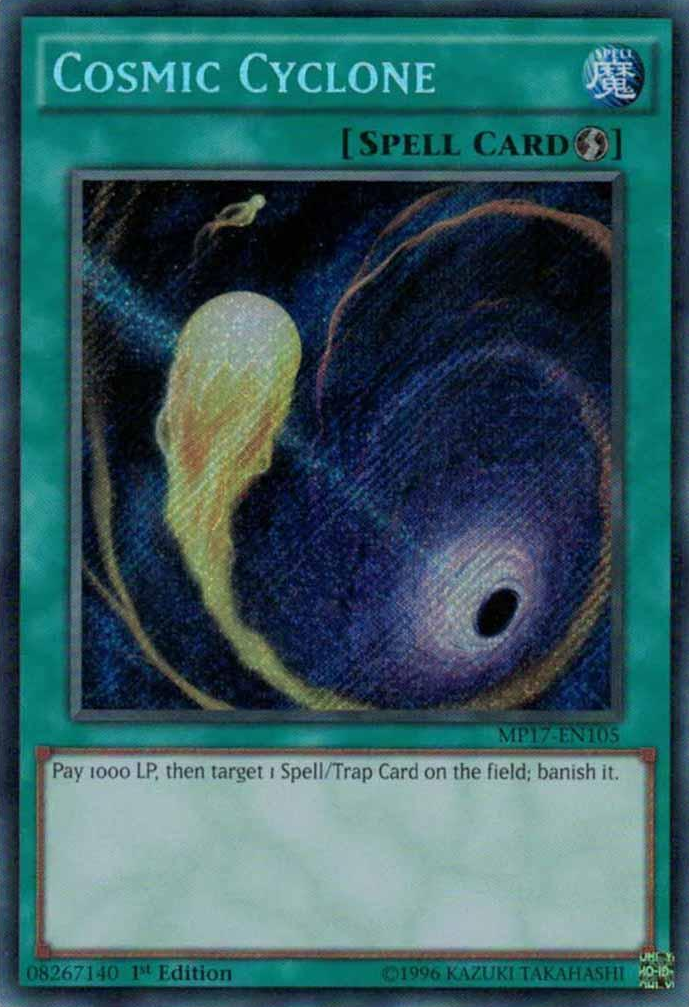 Cosmic Cyclone [MP17-EN105] Secret Rare | Card Merchant Takapuna