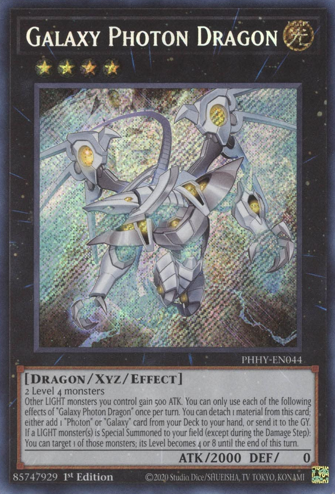 Galaxy Photon Dragon [PHHY-EN044] Secret Rare | Card Merchant Takapuna