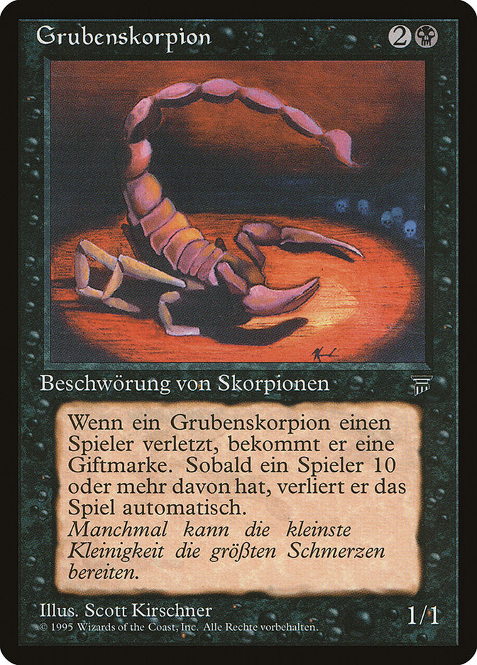 Pit Scorpion (German) - "Grubenskorpion" [Renaissance] | Card Merchant Takapuna