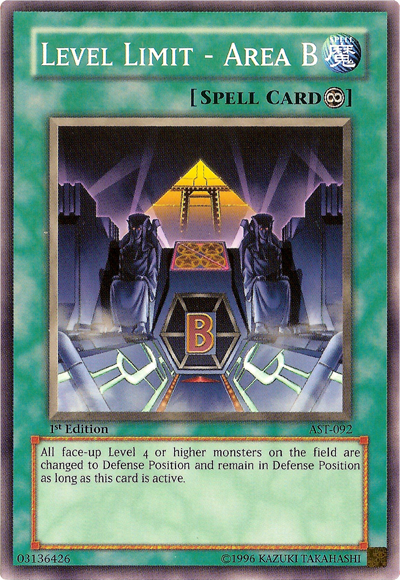 Level Limit - Area B [AST-092] Common | Card Merchant Takapuna