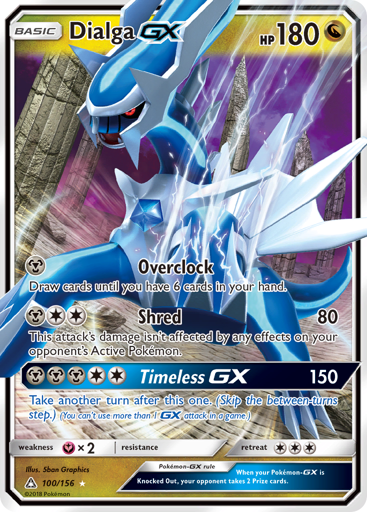 Dialga GX (100/156) [Sun & Moon: Ultra Prism] | Card Merchant Takapuna