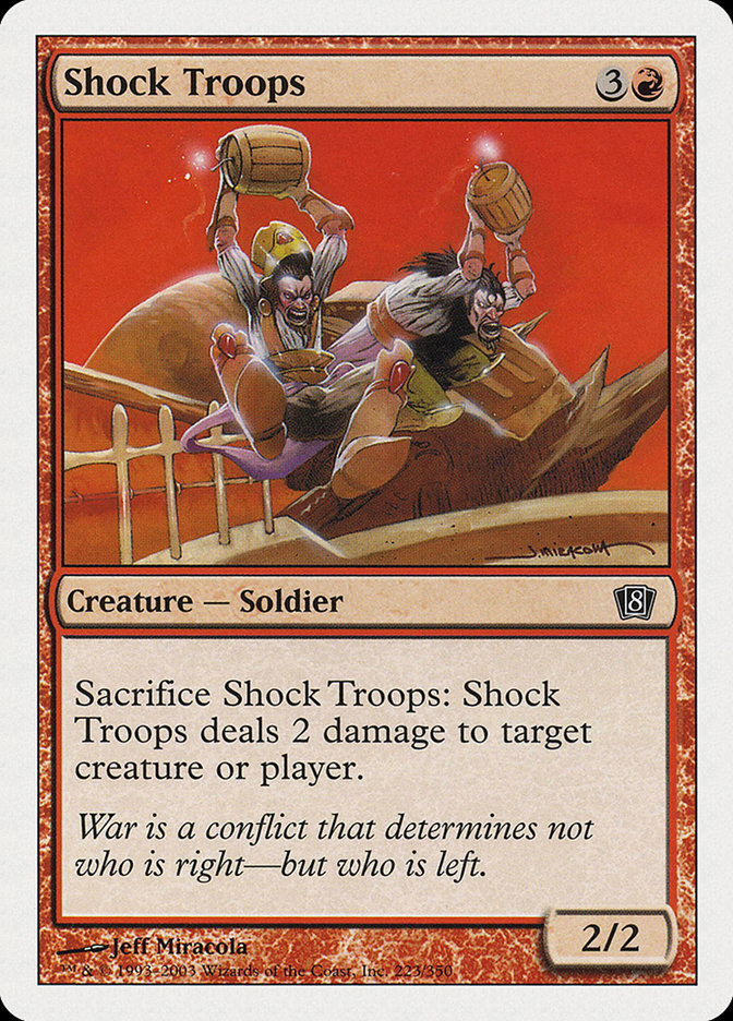 Shock Troops [Eighth Edition] | Card Merchant Takapuna