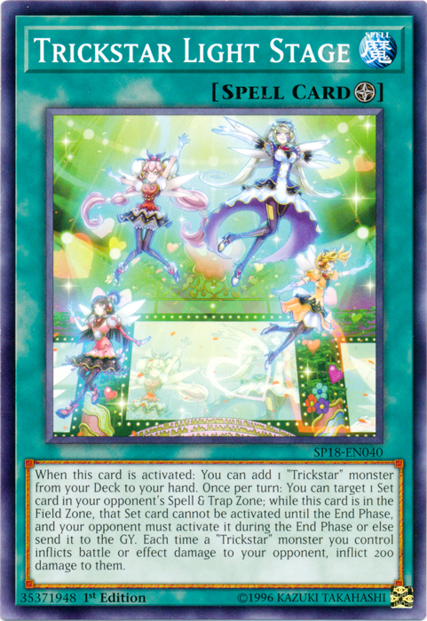 Trickstar Light Stage [SP18-EN040] Common | Card Merchant Takapuna