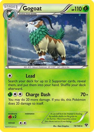 Gogoat (19/146) (Cosmos Holo) [XY: Base Set] | Card Merchant Takapuna