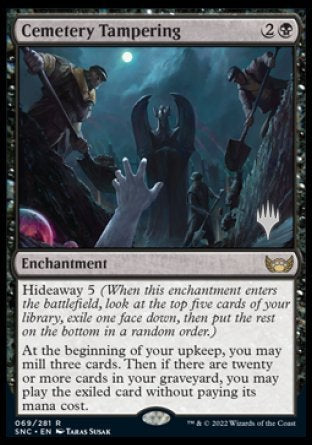 Cemetery Tampering (Promo Pack) [Streets of New Capenna Promos] | Card Merchant Takapuna