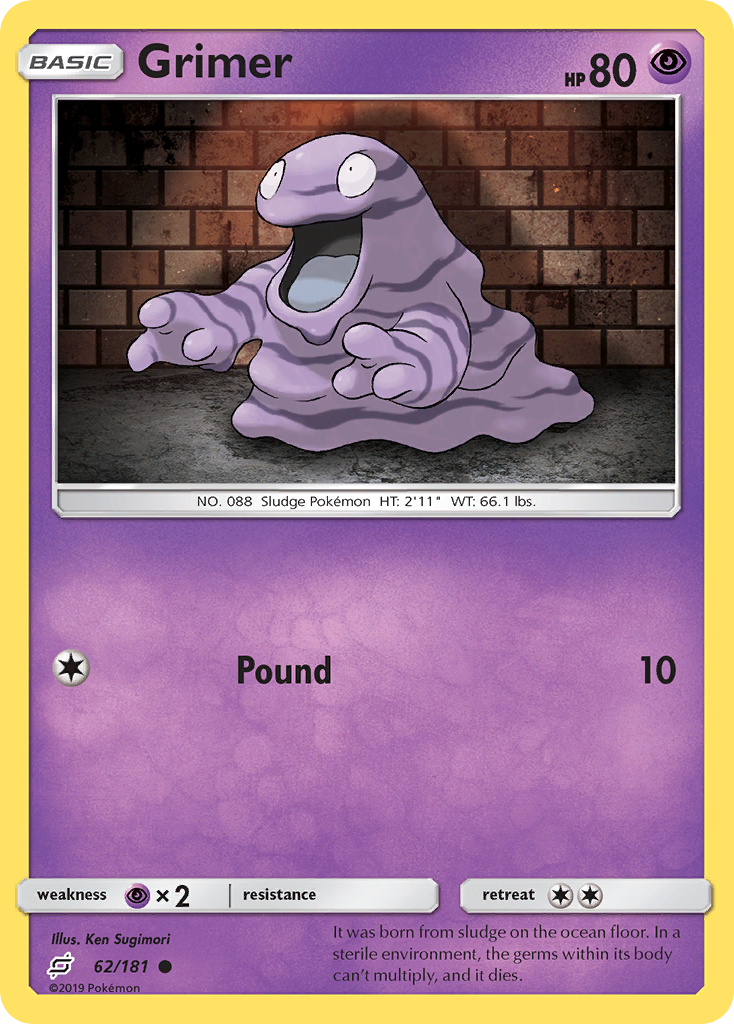 Grimer (62/181) [Sun & Moon: Team Up] | Card Merchant Takapuna