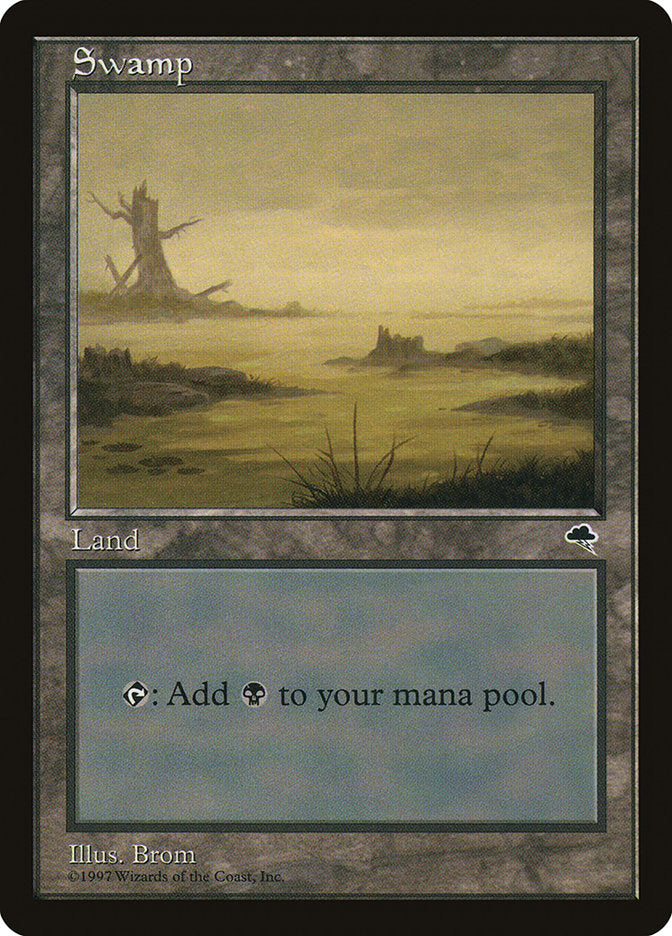 Swamp (Lilypads Bottom Left) [Tempest] | Card Merchant Takapuna