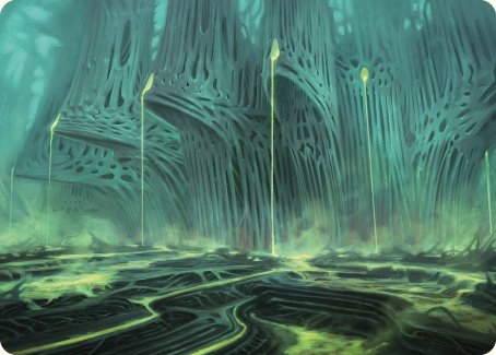 Swamp Art Card [Phyrexia: All Will Be One Art Series] | Card Merchant Takapuna