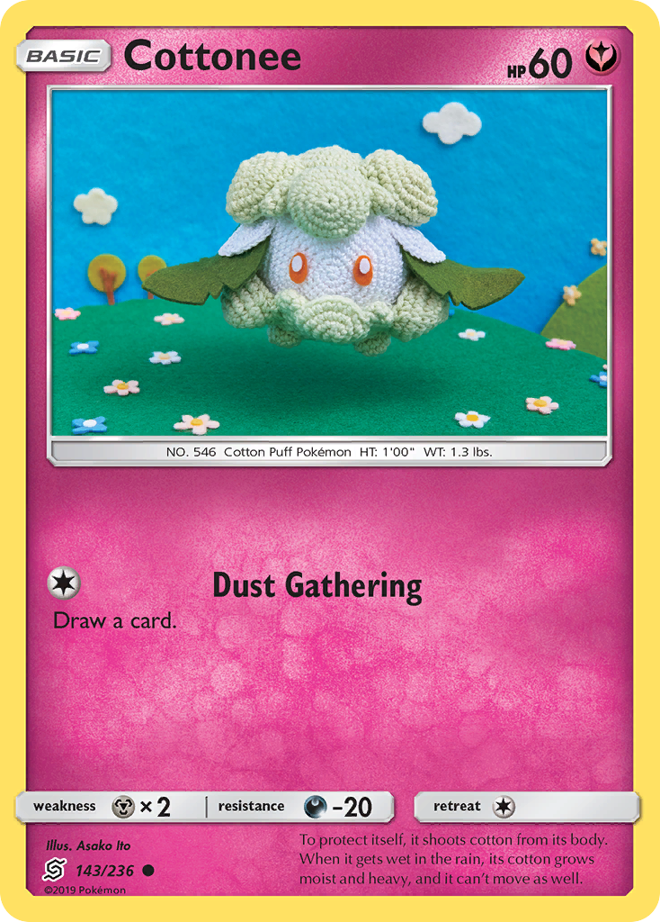 Cottonee (143/236) [Sun & Moon: Unified Minds] | Card Merchant Takapuna