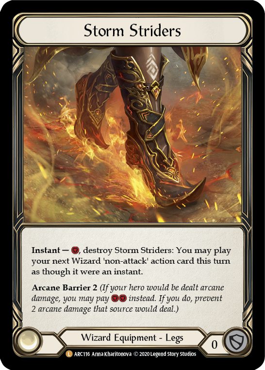 Storm Striders [U-ARC116] (Arcane Rising Unlimited)  Unlimited Rainbow Foil | Card Merchant Takapuna