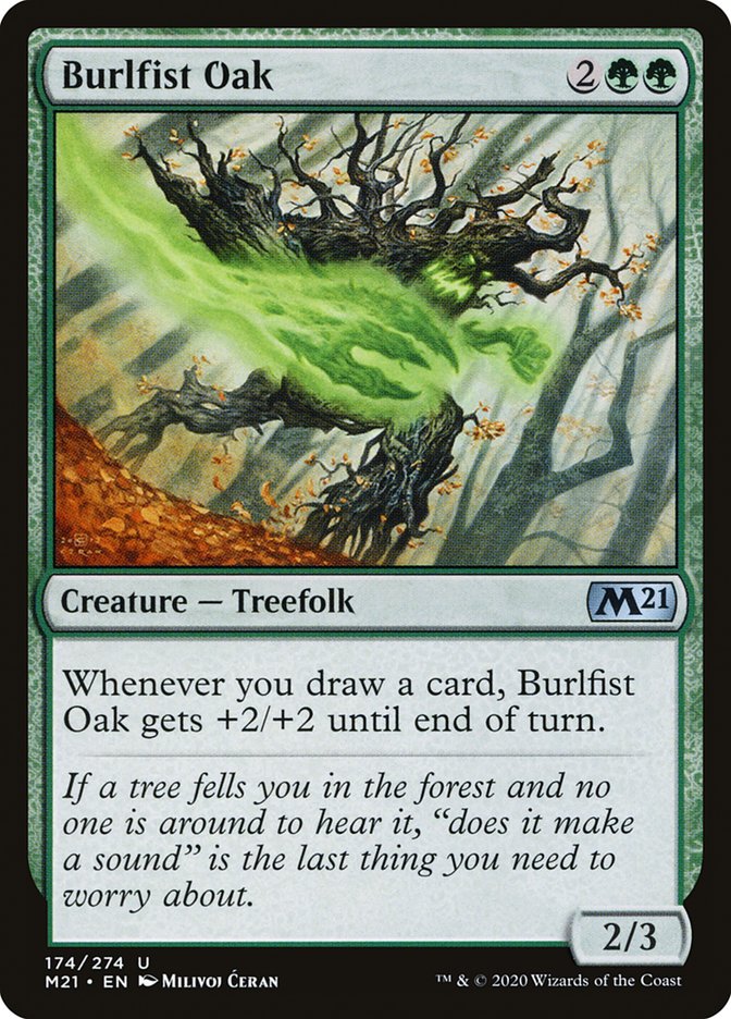 Burlfist Oak [Core Set 2021] | Card Merchant Takapuna